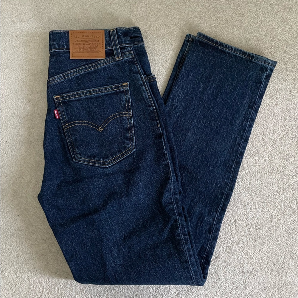 Levi’s 70’s high rise slim straight jeans, size 26